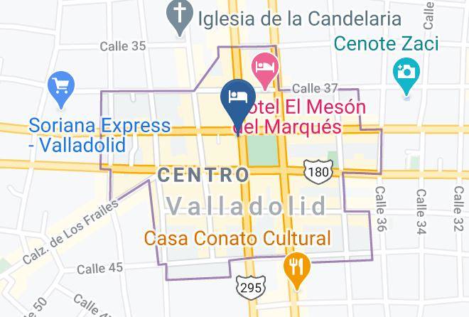 Valladolid - Hotel Maria De La Luz Maps