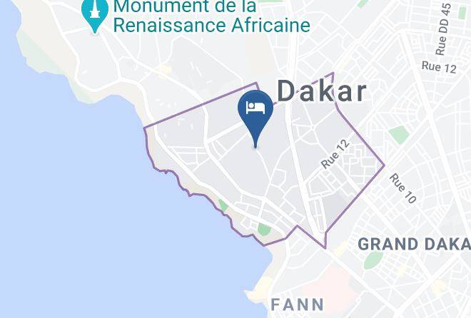 Dakar - Maria Hotel Maps