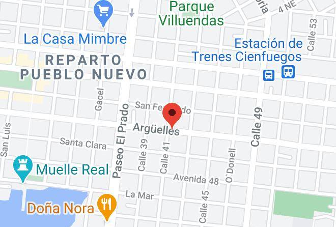 Cienfuegos - Maria Julia & Yeni Maps