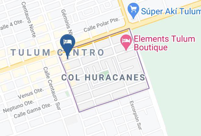 Tulum - Maria Maria Hotel Tulum Maps