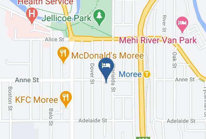 Moree Plains - Maria Motel Maps