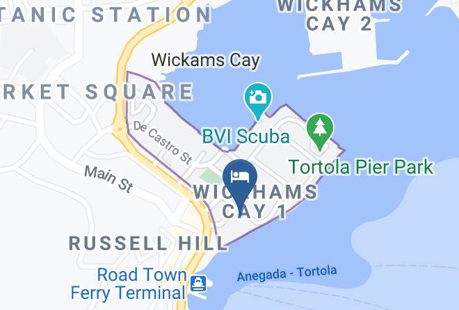 Tortola - Maria's By The Sea Hotel Maps