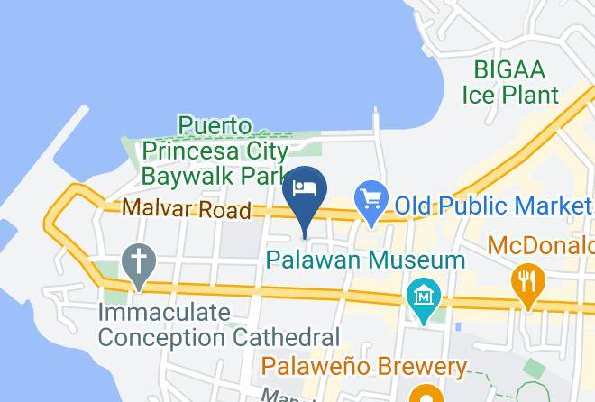 Palawan - Marianne Home Inn Maps