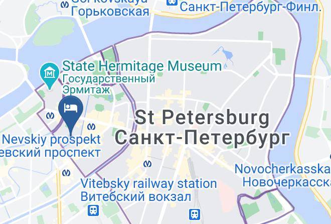 Saint Petersburg - Maribelle Hotel Maps