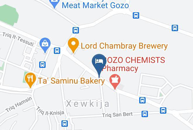 Xewkija - Mariblu Bed And Breakfast Maps