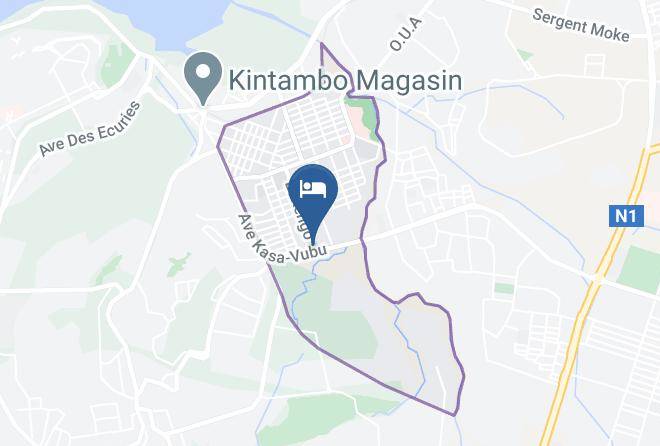 Kinshasa Urban - Marie France Hotel Maps