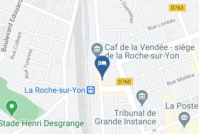 Vendee - Marie Stuart Hotel La Gare La Roche Sur Yon Maps