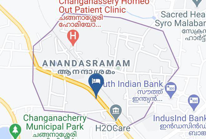 Changanasseri - Marigold Hotel & Resort Maps