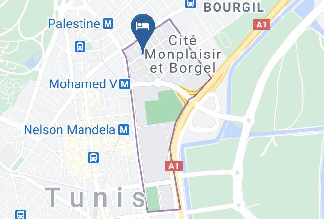 Tunis - Marigold Hotel Maps