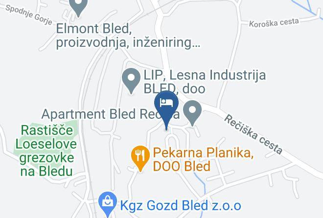 Bled - Marija Kobal Sobodajalka Maps