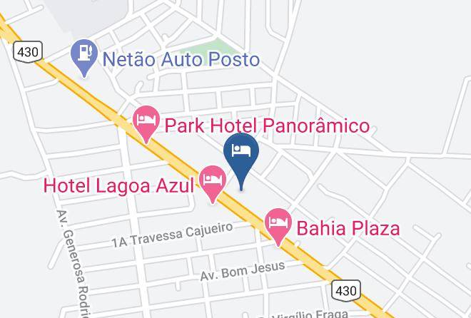 Bom Jesus Da Lapa - Marilia Rio Hotel Maps