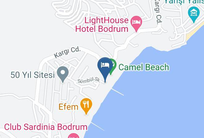 Bodrum - Marin Beach & Otel Maps