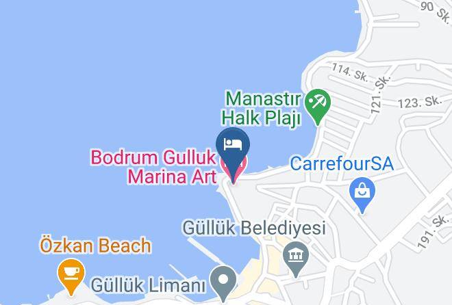 Milas - Marina Art Hotel Maps