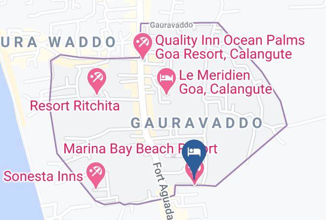 Bardez - Marina Bay Beach Resort Maps
