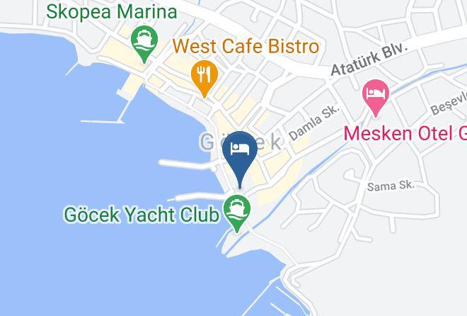 Fethiye - Marina Bay Gocek Maps