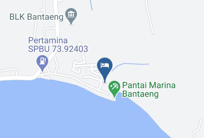 Bantaeng Regency - Marina Beach Hotel Maps