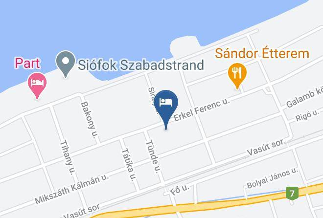 Siofok - Marina Bed And Breakfast Maps