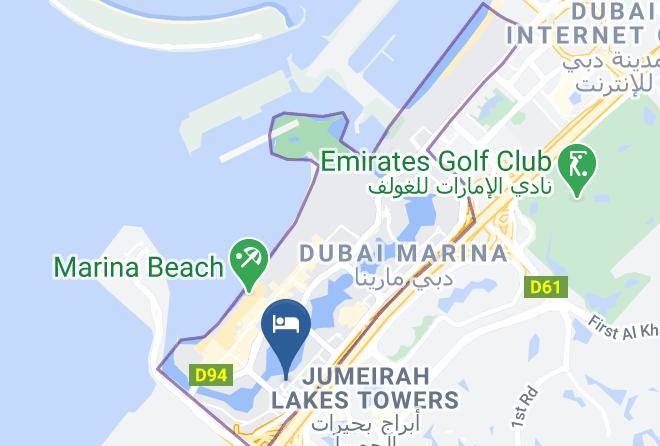 Dubai - Marina Byblos Hotel Maps
