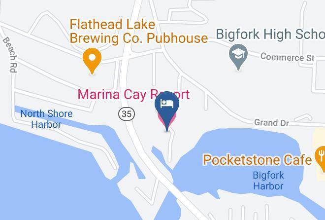 Flathead - Marina Cay Resort Maps