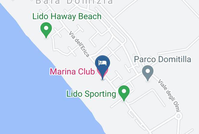 Caserta - Marina Club Hotel Baia Domizia Maps