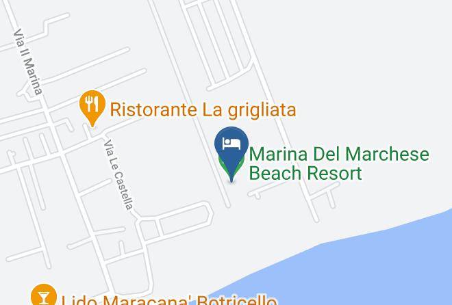 Catanzaro - Marina Del Marchese Beach Resort Maps