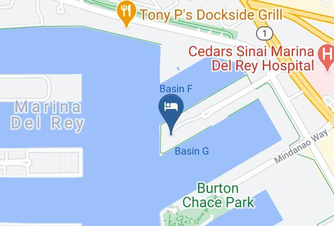 Los Angeles - Marina Del Rey Hotel Maps
