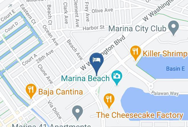Los Angeles - Marina Del Rey Marriott Maps