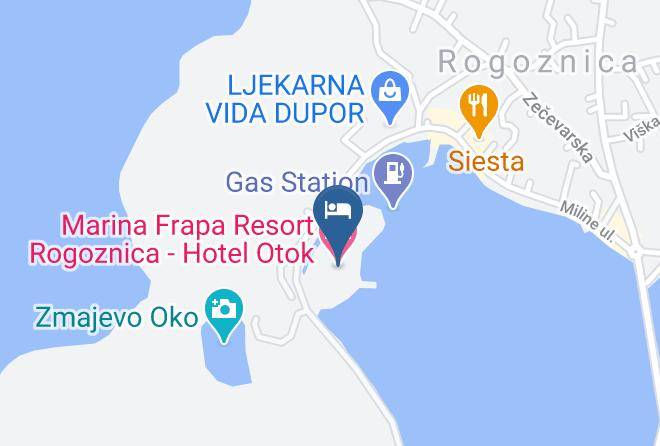 Rogoznica - Marina Frapa Resort Rogoznica Hotel Otok Maps