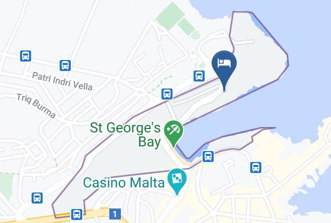 Saint Julian S - Marina Hotel Corinthia Beach Resort Maps