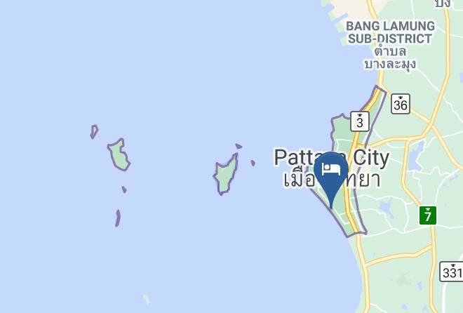 Marina Jomtien Beach Map