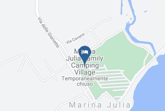Marina Julia Family Camping Village Map - Friuli Venezia Giulia - Gorizia