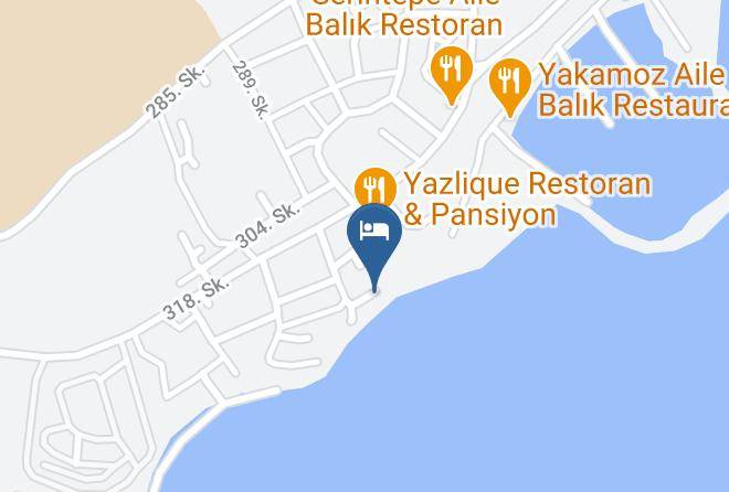 Karatas - Marina Otel & Restaurant Maps