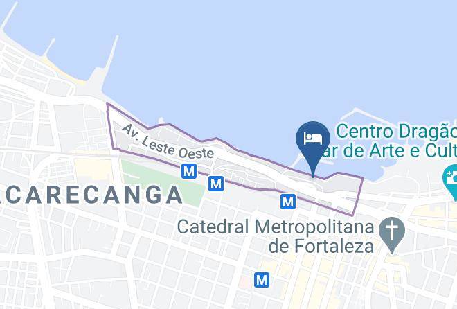 Fortaleza - Marina Park Hotel Maps