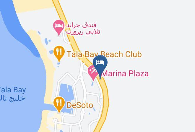 Al Aqaba Qasabah - Marina Plaza Tala Bay Maps