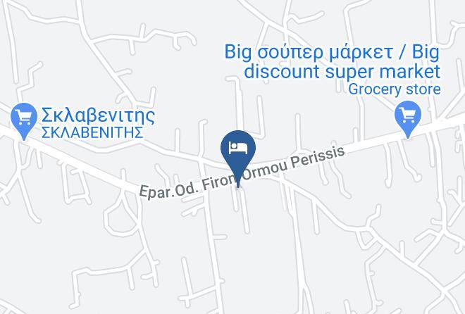 Thira - Marina's Studios Maps