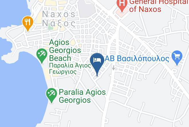 Naxos - Marina Studios Naxos Greece Maps