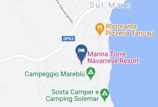 Nuoro - Marina Torre Navarrese Resort Maps