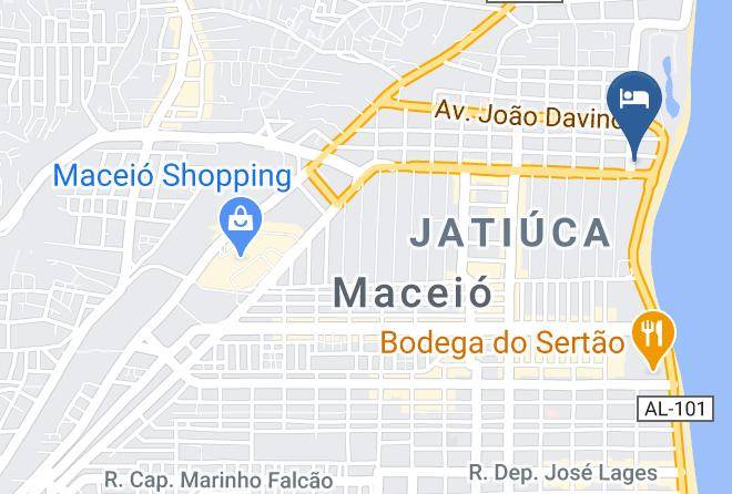 Marinas Maceio Hotel Map