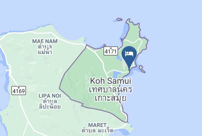 Amphoe Ko Samui - Marine Chaweng Beach Resort & Restaurant Maps