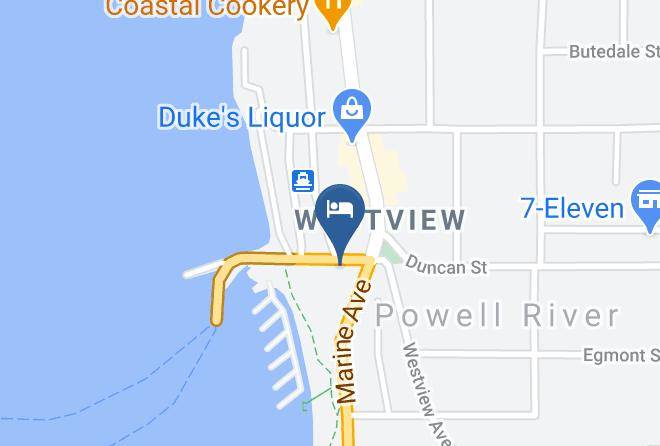 Powell River - Marine Inn Maps