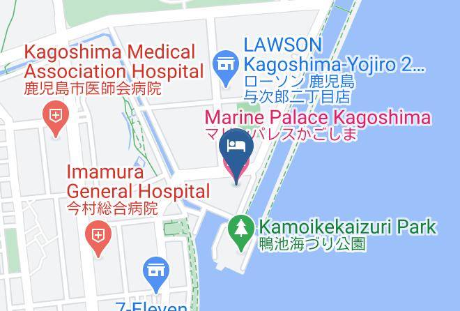 Kagoshima City - Marine Palace Kagoshima Maps