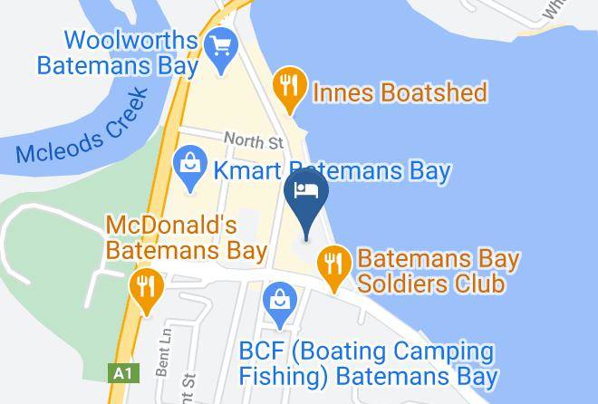 Eurobodalla - Mariners On The Waterfront Hotel Maps