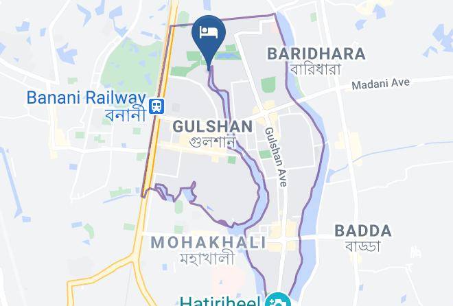 Dhaka - Marino Hotel Banani Maps