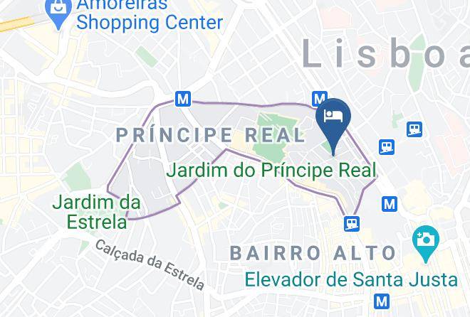 Lisbon - Marino Lisboa Boutique Hotel Maps