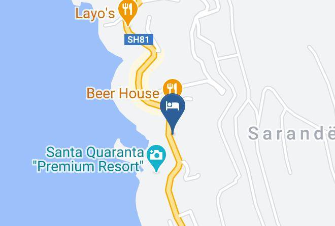 Saranda - Mario Hotel Maps