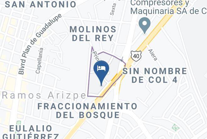 Ramos Arizpe - Mario's Inn Maps