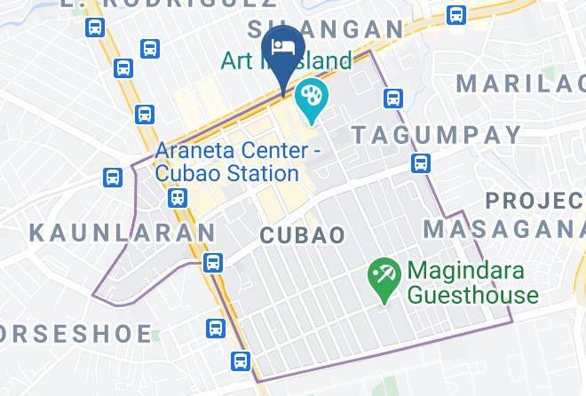 Metro Manila - Mariposa Budget Hotel Maps