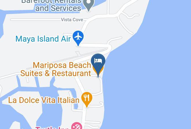 Stann Creek - Mariposa Beach Suites & Restaurant Maps