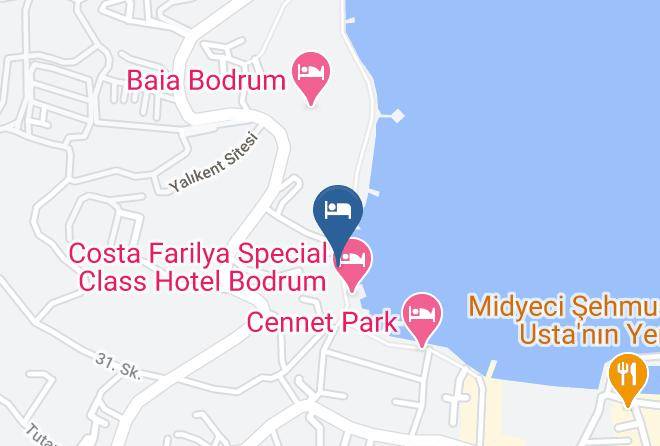 Bodrum - Marisol Boutique Hotel Maps