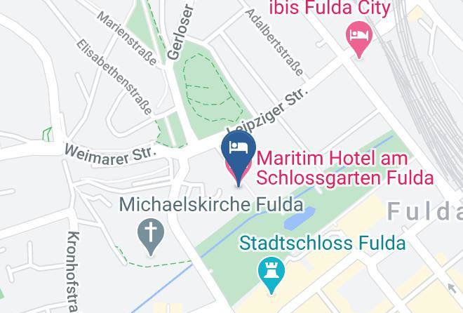Fulda - Maritim Hotel Am Schlossgarten Fulda Maps